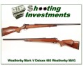 [SOLD] Weatherby Mark V Deluxe 460 Wthy Mag Dark Wood as new!